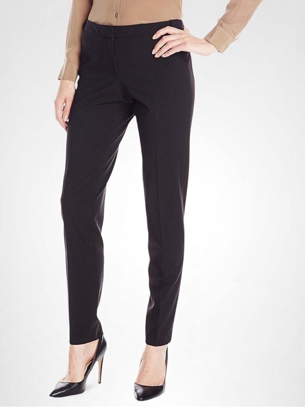 Calvin Klein Black Slim Fit Women's Pants